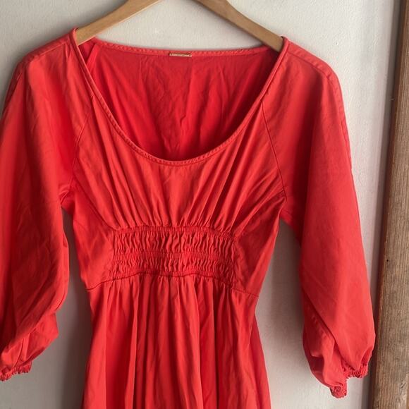 ALEXIS Shae Smocked-waist Dress Poppy - Picture 4 of 13